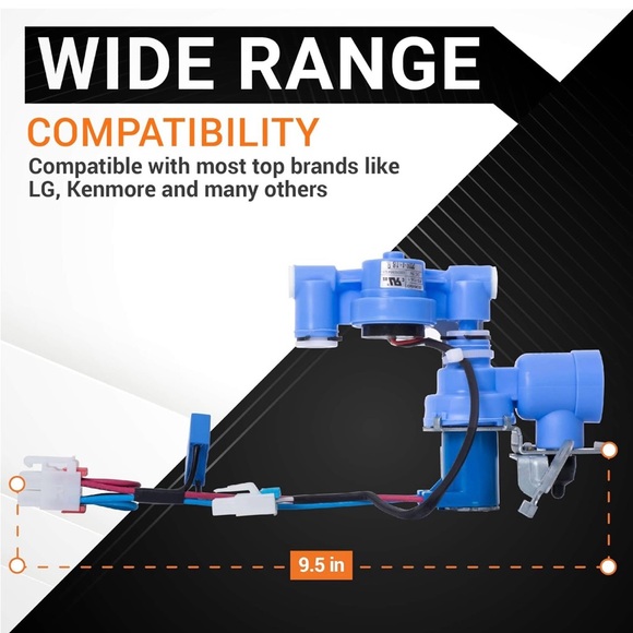 BlueStars Upgraded AJU72992601 Refrigerator Water Inlet Valve Replacement - Comp - Picture 2 of 6